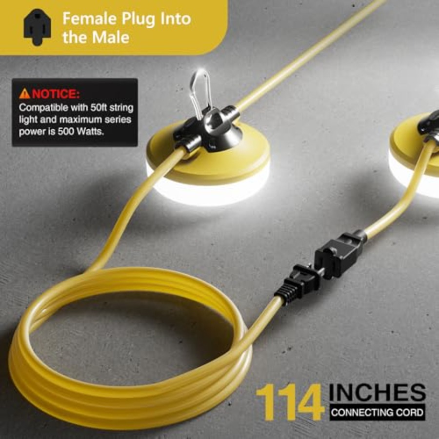 LED Construction String Lights - Outdoor Lighting Jobs recensione e prezzo