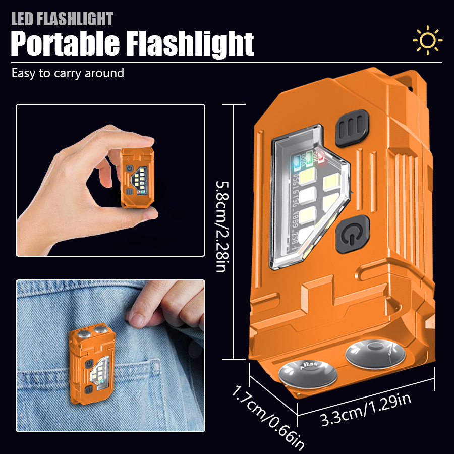 Mini Keychain EDC Flashlight R - Outdoor Lighting Types recensione e prezzo
