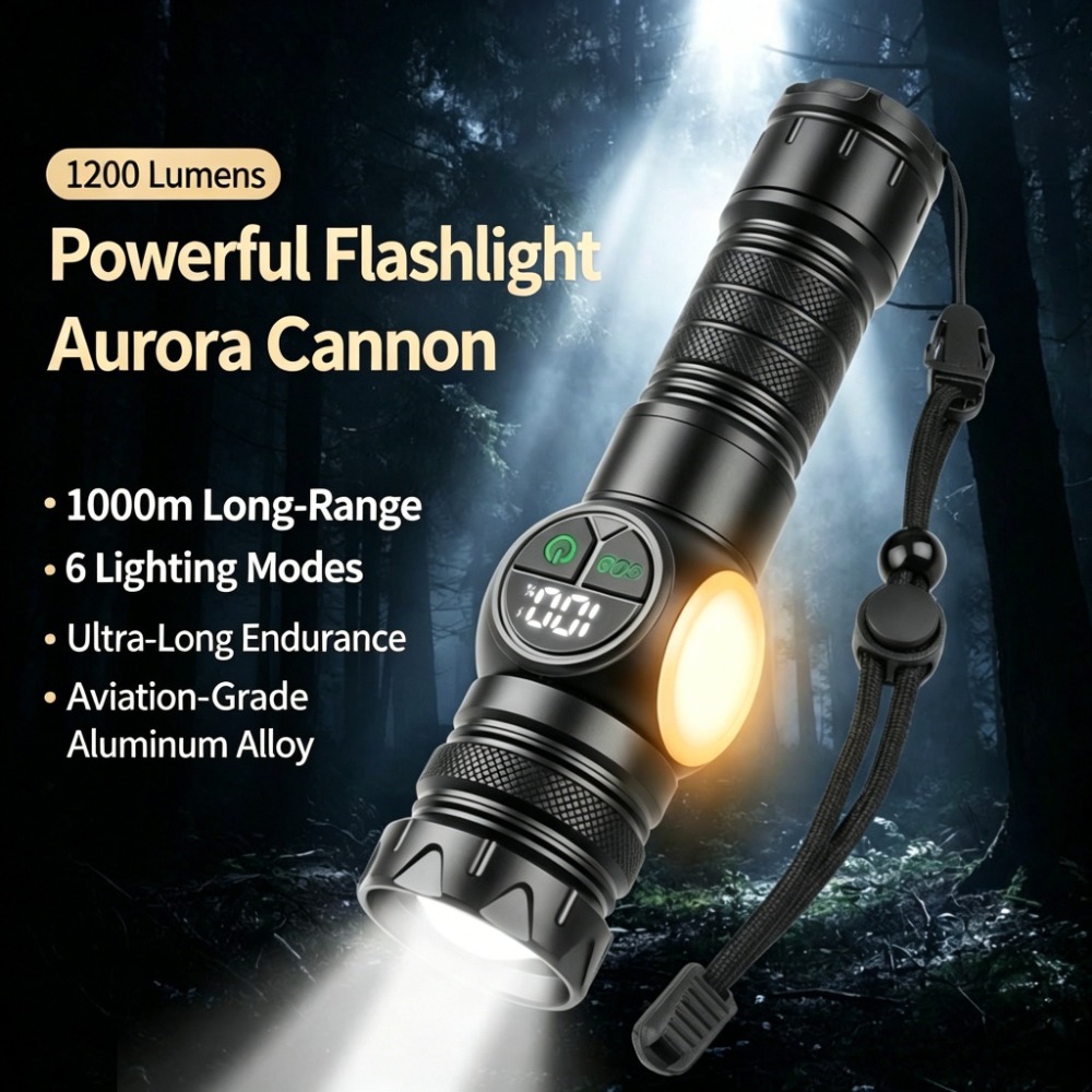 White Light LED Flashlight Typ - Outdoor Lighting Types recensione e prezzo