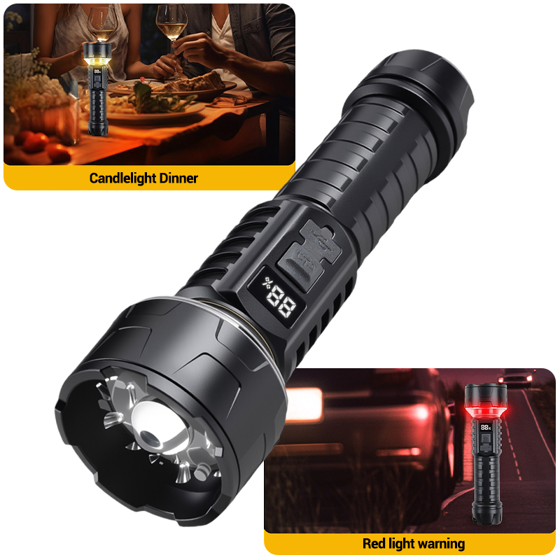 COB LED Flashlight Rechargeabl - Outdoor Lighting Lanterns recensione e prezzo