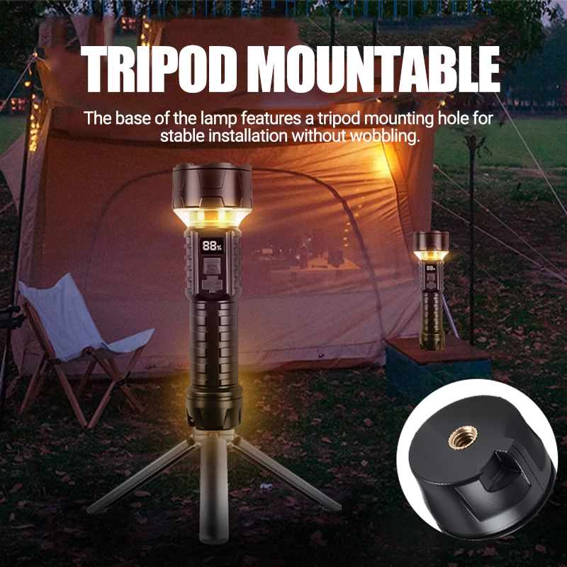 COB LED Flashlight Rechargeabl - Outdoor Lighting Lanterns recensione e prezzo