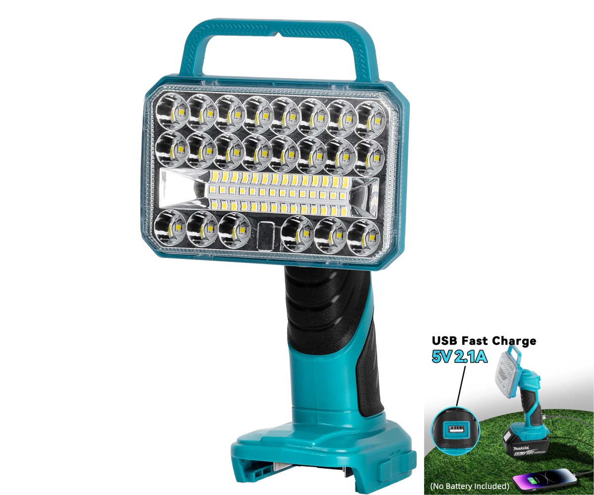 18W 2000LM Cordless LED Flashl - Outdoor Lighting Jobs recensione e prezzo