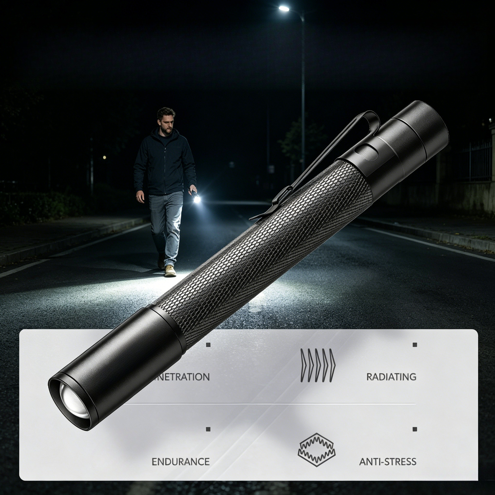 Aluminum Alloy Mini LED Pen Fl - Outdoor Lighting Beacon recensione e prezzo