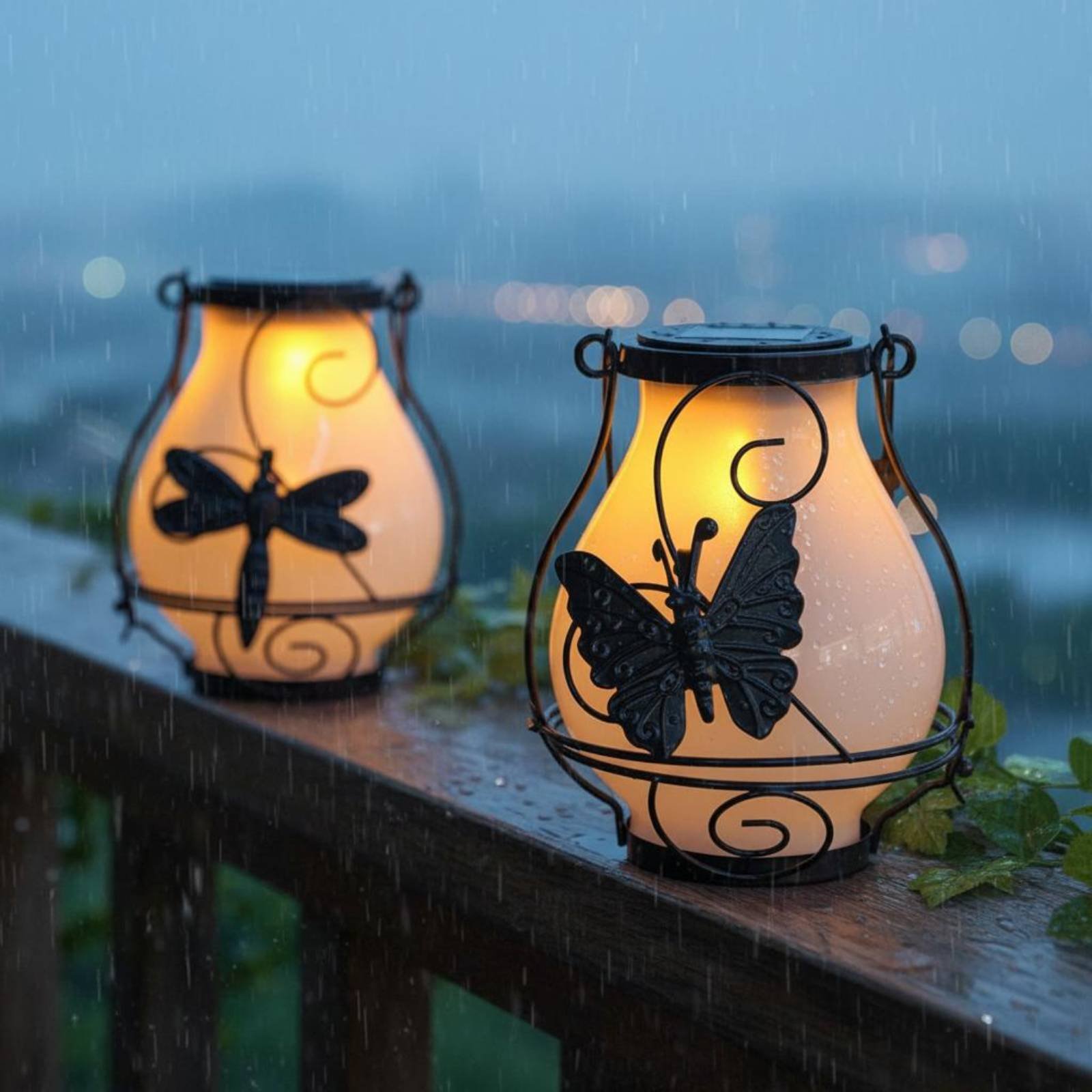 Solar Butterfly Lantern Waterp - Outdoor Lighting Decoration recensione e prezzo