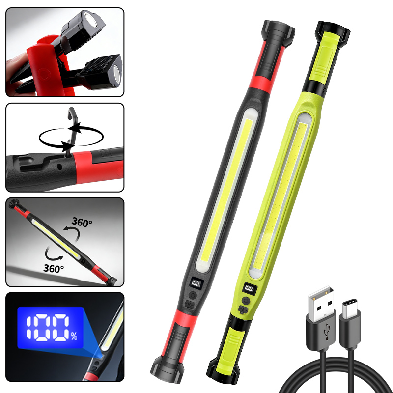 COB Work Light Type‑C Recharge - Outdoor Lighting Types recensione e prezzo