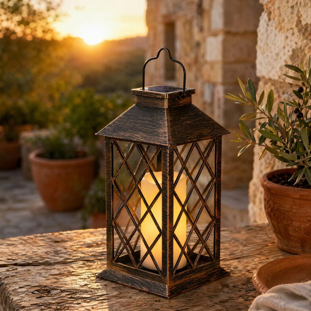 Retro Solar Lantern, Outdoor S - Outdoor Lighting Decoration recensione e prezzo
