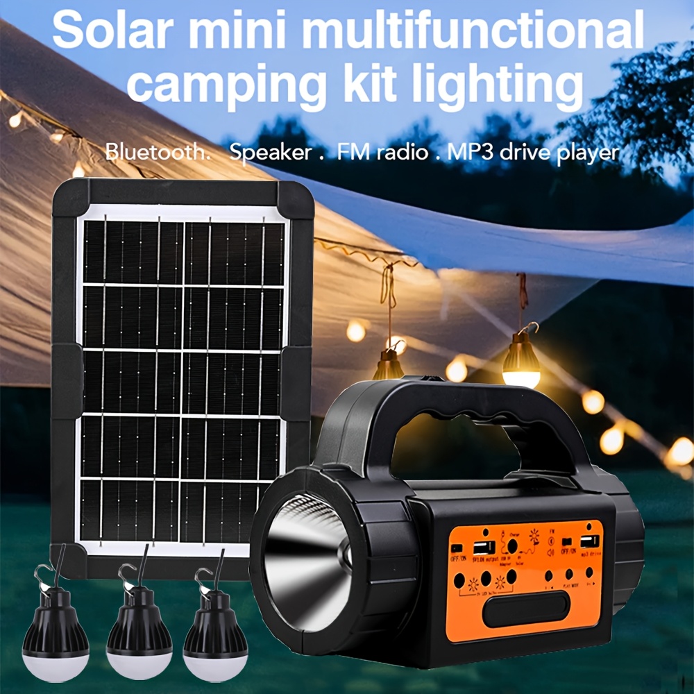 Solar Rechargeable Camping Lig - Outdoor Lighting Lanterns recensione e prezzo