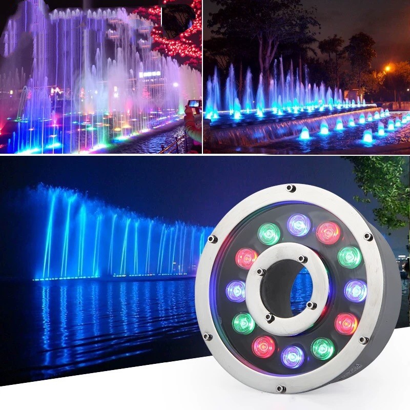 RGB LED Fountain Lamps 12V 24V - Outdoor Lighting Around Pool recensione e prezzo