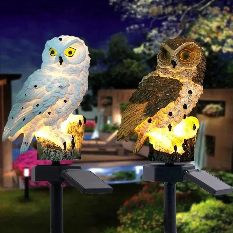 Solar Owl Statue Garden Light  - Outdoor Lighting Beacon recensione e prezzo