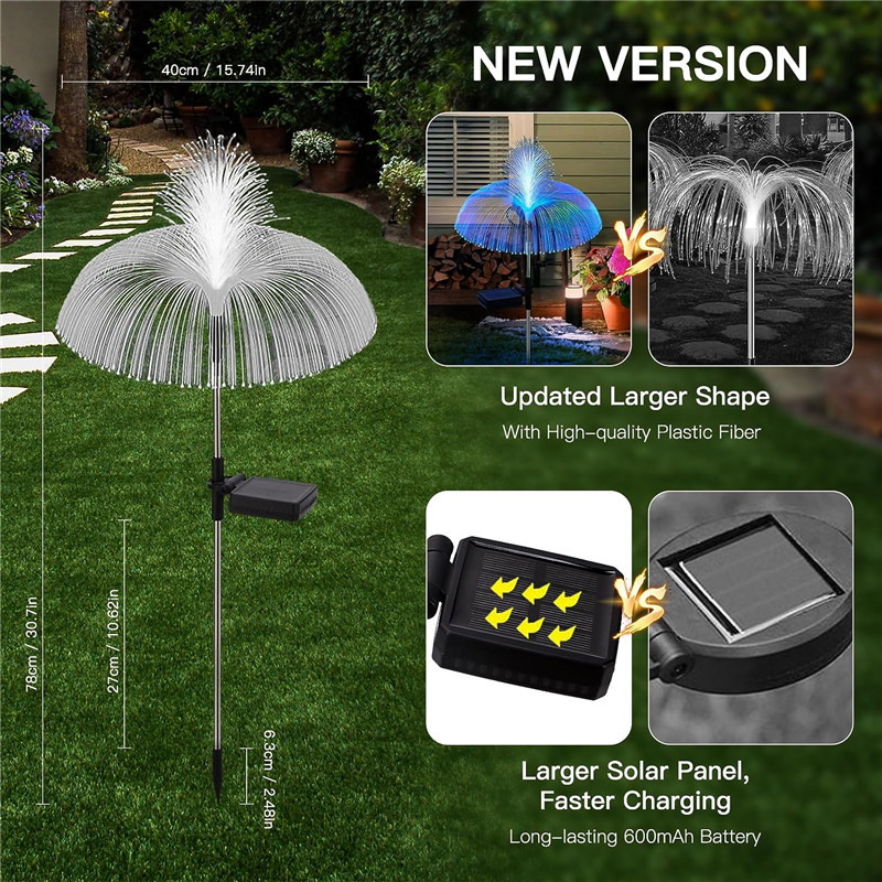 Solar LED Jellyfish Lights Out - Outdoor Lighting Jellyfish recensione e prezzo
