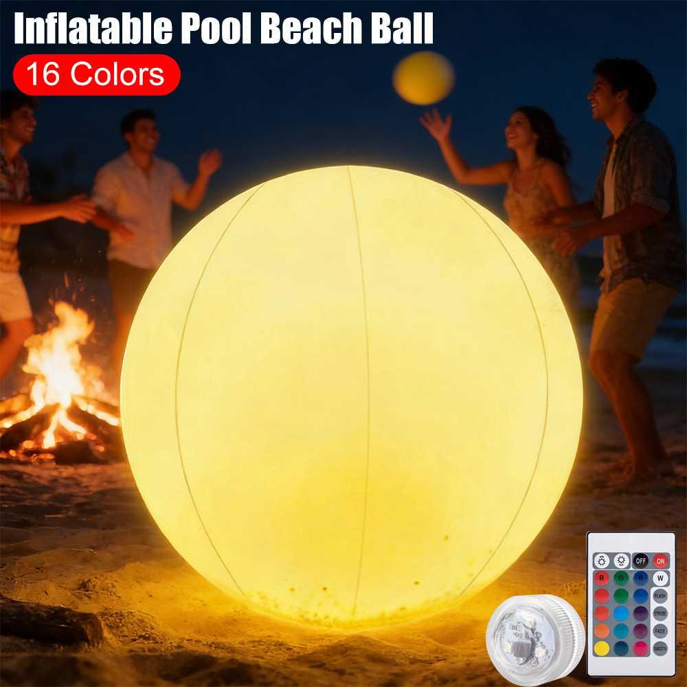 Inflatable Pool Beach Ball Lum - Outdoor Lighting Around Pool recensione e prezzo