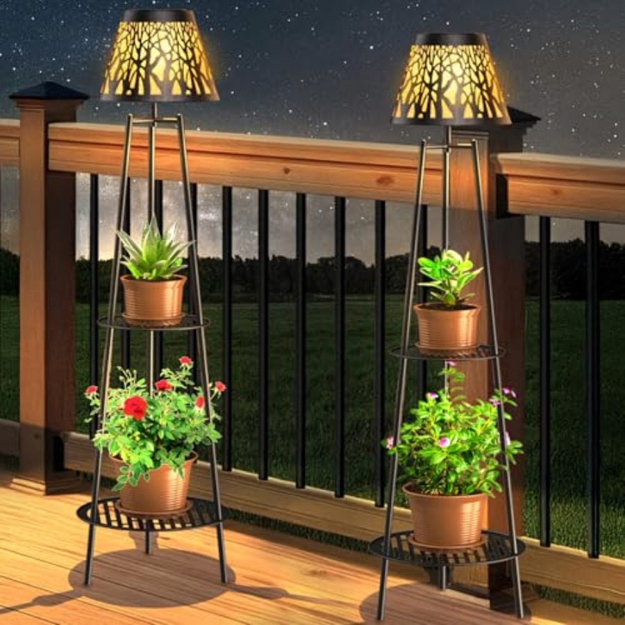 2 Pack Outdoor Solar Floor Lam - Outdoor Lighting Decoration recensione e prezzo