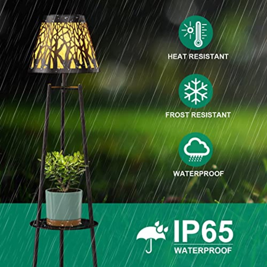 2 Pack Outdoor Solar Floor Lam - Outdoor Lighting Decoration recensione e prezzo