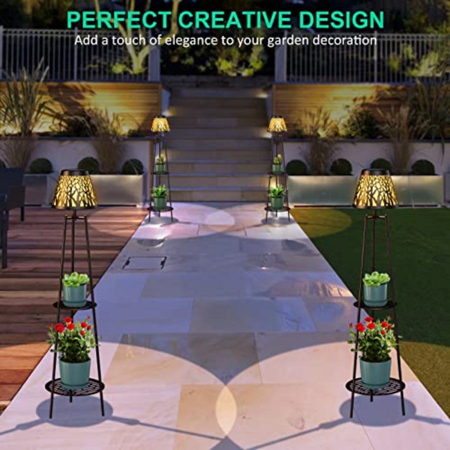 2 Pack Outdoor Solar Floor Lam - Outdoor Lighting Decoration recensione e prezzo