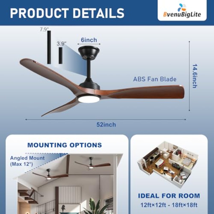 Outdoor ceiling fan with light - Outdoor Lighting Remote Control recensione e prezzo