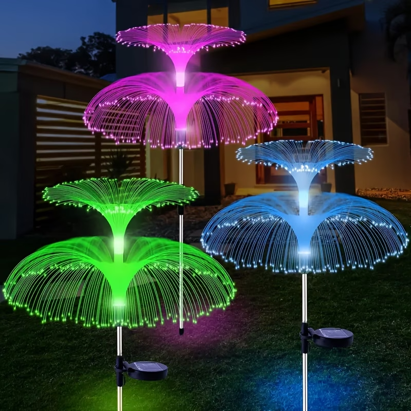 1PC 7 Color Changing Outdoor L - Outdoor Lighting Jellyfish recensione e prezzo