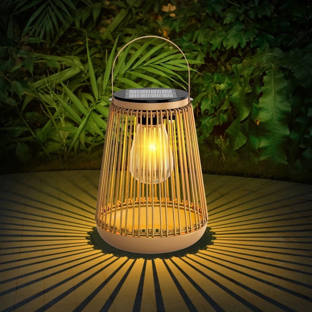 IP65 Waterproof Solar Rattan L - Outdoor Lighting Lanterns recensione e prezzo