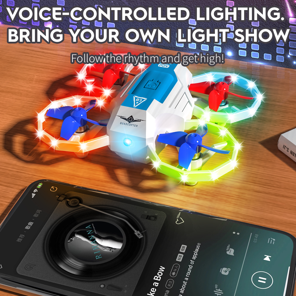 KF601 New Mini Drones With Mus - Outdoor Lighting Remote Control recensione e prezzo