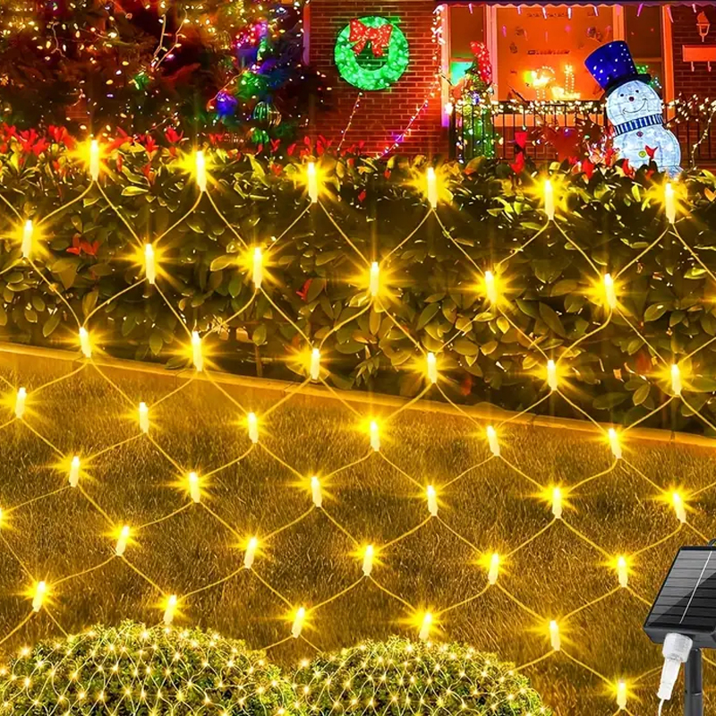 1Pc Outdoor Solar Net Lights 8 - Outdoor Lighting Grid Screen recensione e prezzo
