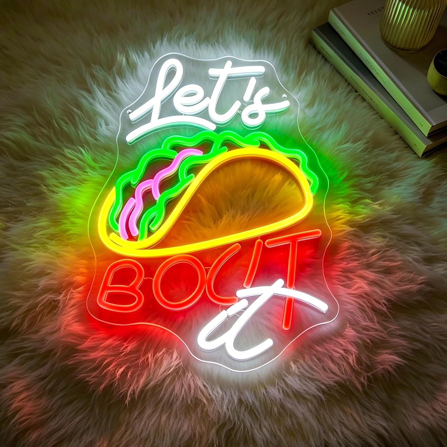 Tacos Neon Sign USB Powered LE - Outdoor Lighting For Store recensione e prezzo
