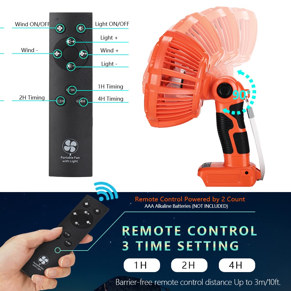 Portable Outdoor Fan for Black - Outdoor Lighting Unit recensione e prezzo