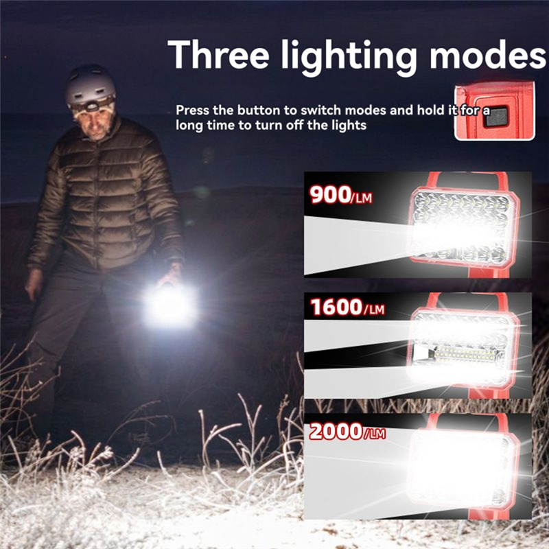 A74E-Portable 2000LM LED Work  - Outdoor Lighting Jobs recensione e prezzo