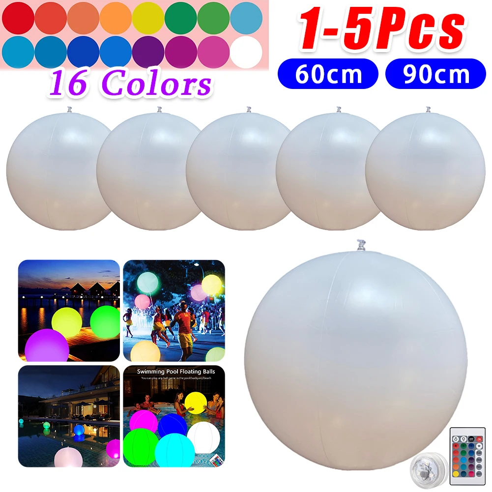 1-5PCS 60/90CM Floating Pool L - Outdoor Lighting Around Pool recensione e prezzo