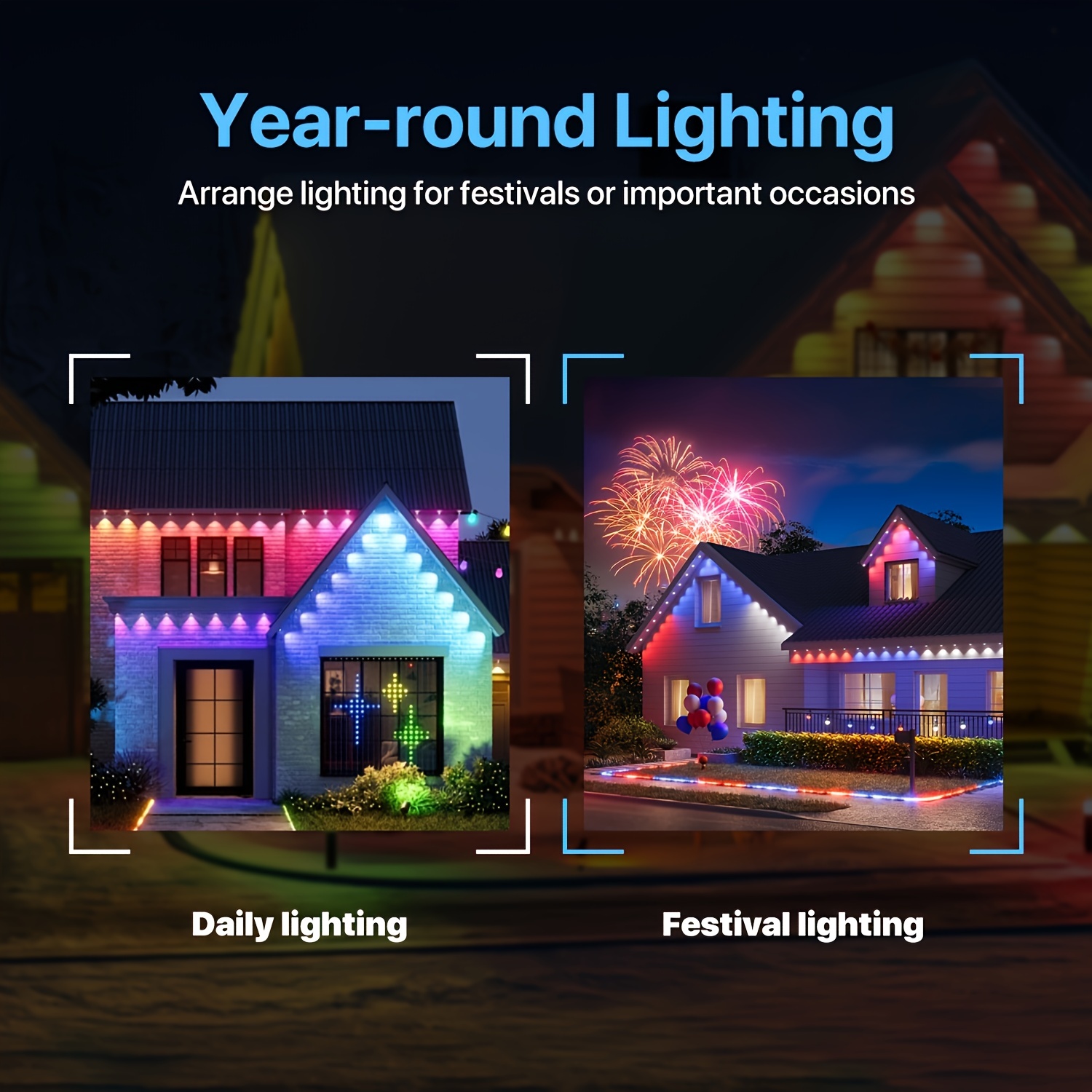RGB+IC Smart Outdoor Eaves Lig - Outdoor Lighting Decoration recensione e prezzo