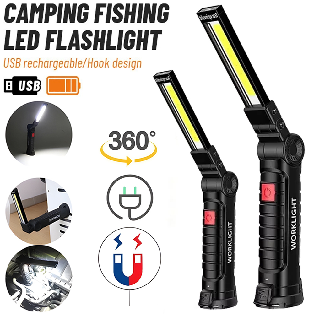 LED COB Flashlight USB Recharg - Outdoor Lighting Beacon recensione e prezzo
