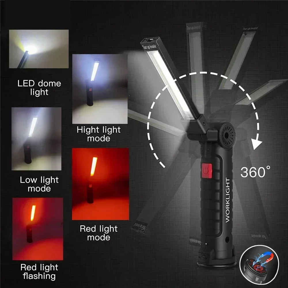 LED COB Flashlight USB Recharg - Outdoor Lighting Beacon recensione e prezzo
