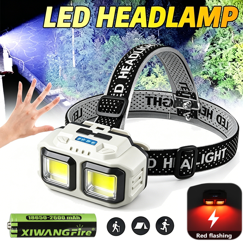 COB LED Headlamp Rechargeable  - Outdoor Lighting Jobs recensione e prezzo