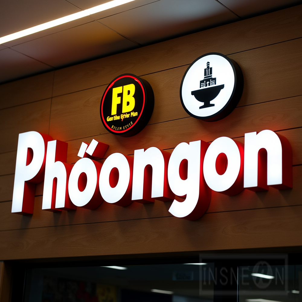 Custom Metal LED Sign Wall Log - Outdoor Lighting For Store recensione e prezzo