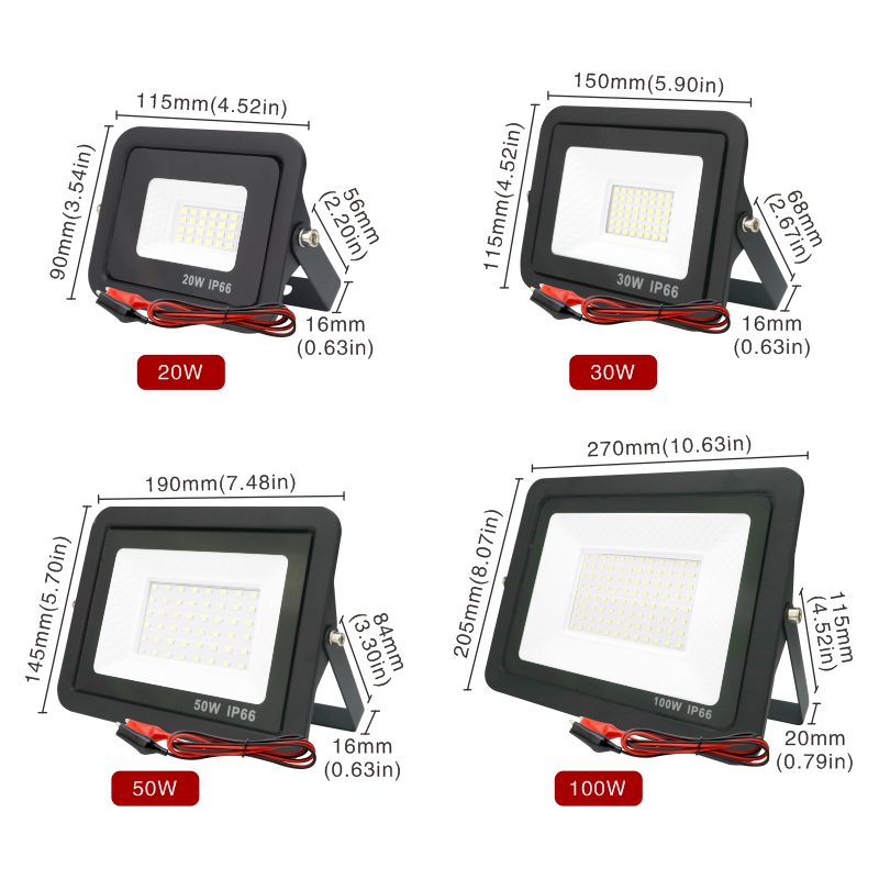 DC12V Led Flood Light 20W 30W  - Outdoor Lighting Volt recensione e prezzo