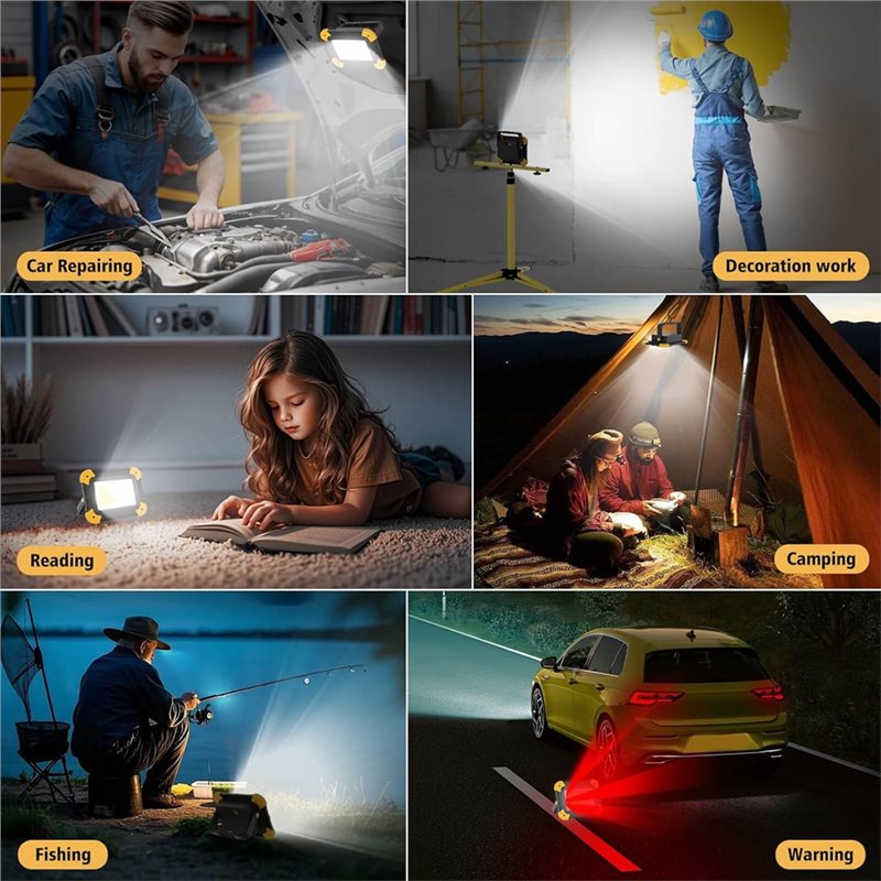 ABKY-Rechargeable Magnetic Wor - Outdoor Lighting Jobs recensione e prezzo
