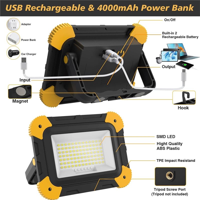 ABKY-Rechargeable Magnetic Wor - Outdoor Lighting Jobs recensione e prezzo