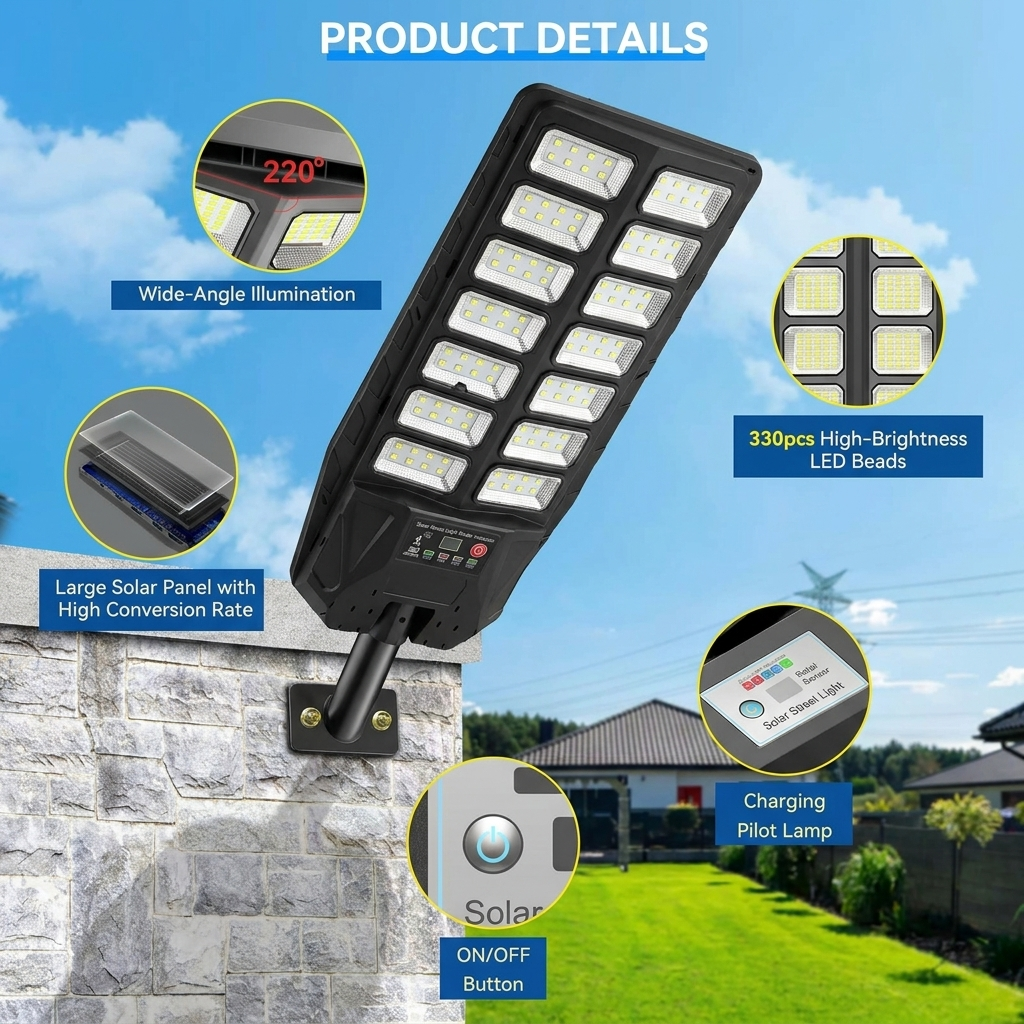 10000W Solar Street Lights Out - Dusk To Dawn Bulb recensione e prezzo