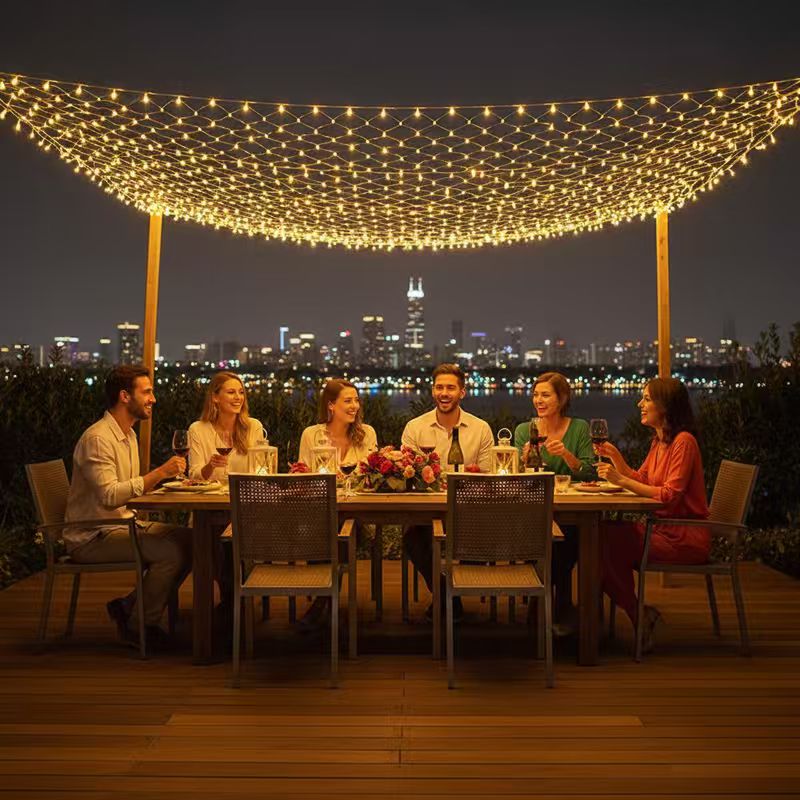 3x2m Waterproof Christmas Net  - Outdoor Lighting Grid Screen recensione e prezzo