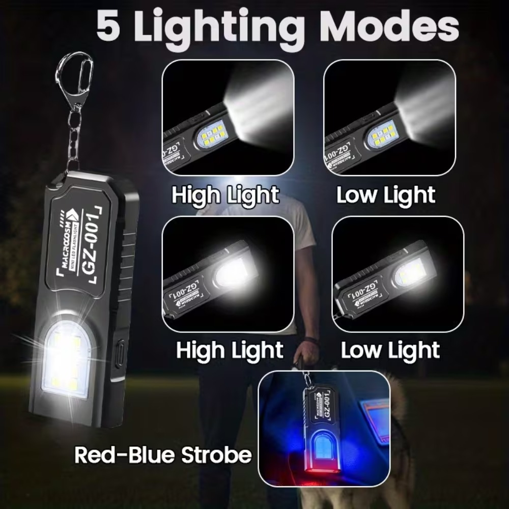 Mini COB LED Keychain Flashlig - Outdoor Lighting Beacon recensione e prezzo